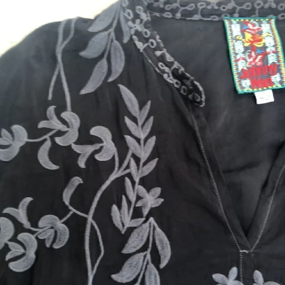 Johnny  Was  Embroidered blouse - Picture 2 of 6
